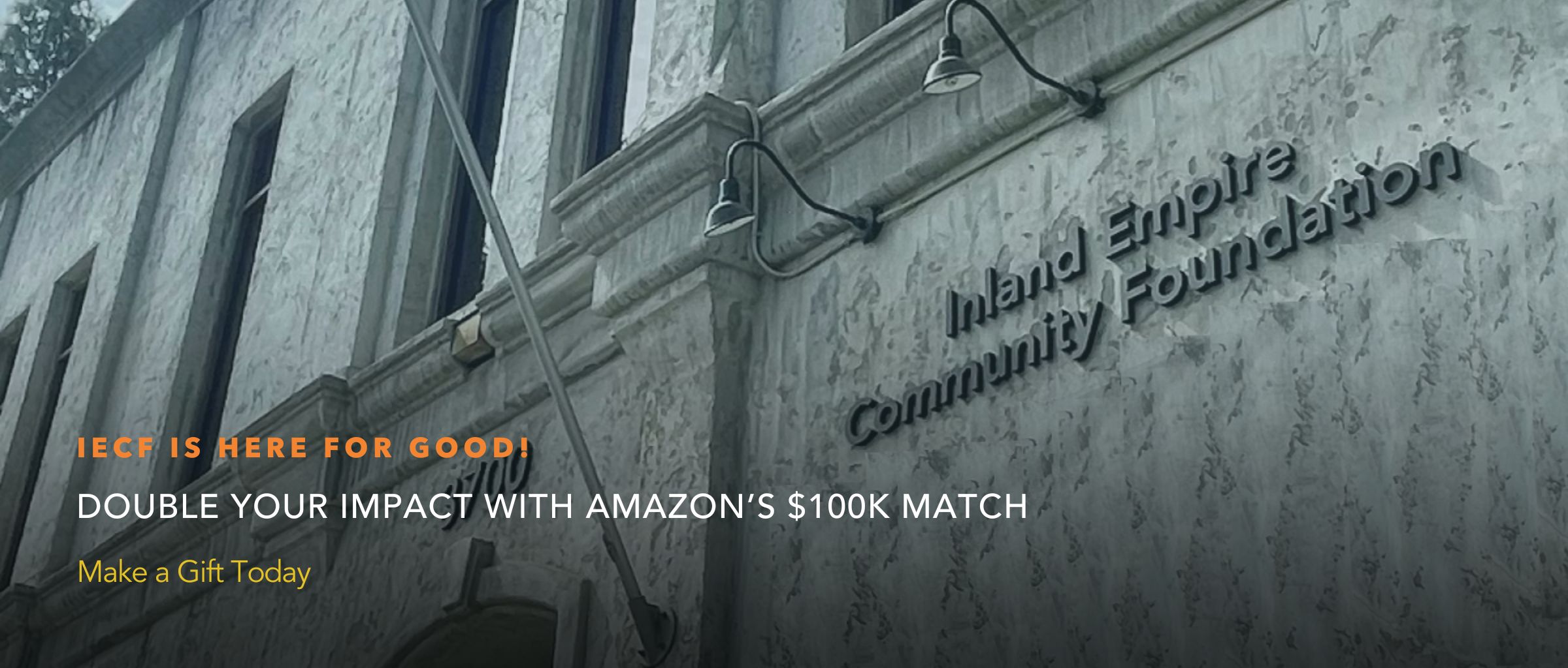 Amazon is matching up to $100K!